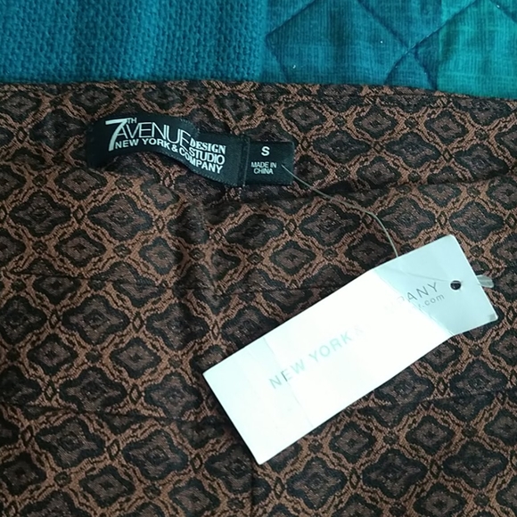 NWT NY&C Bronze Skinny Pants Sz S - Picture 3 of 4